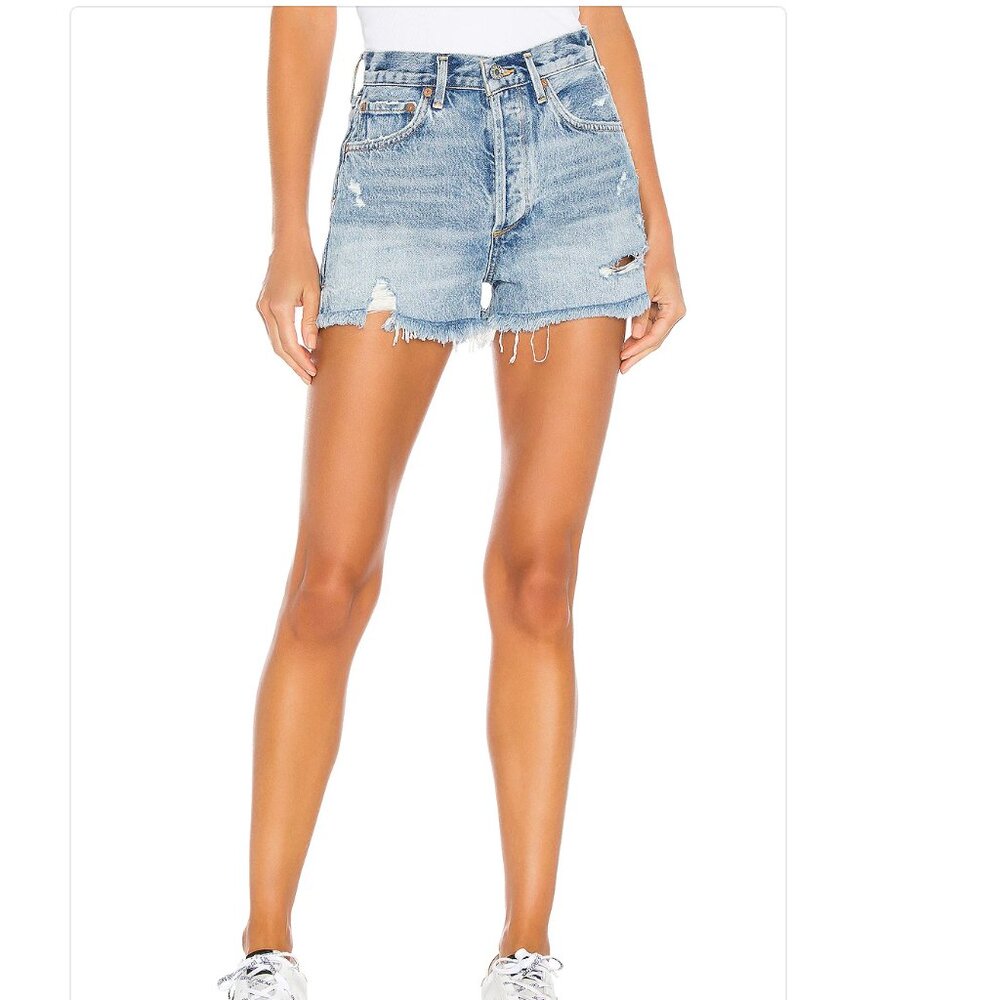 AGOLDE Jaden High Rise Short Swapmeet Womens 26
